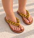 Kids Sandals - Yellow Roses
