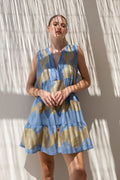 Gold Light Blue Dress — Mystery Resort