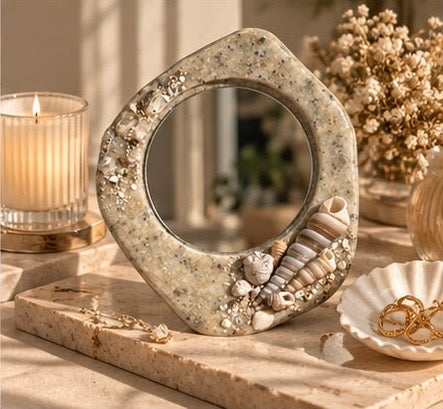 Shell Resin Mirror