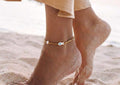 Little fish charm summer hematite anklet