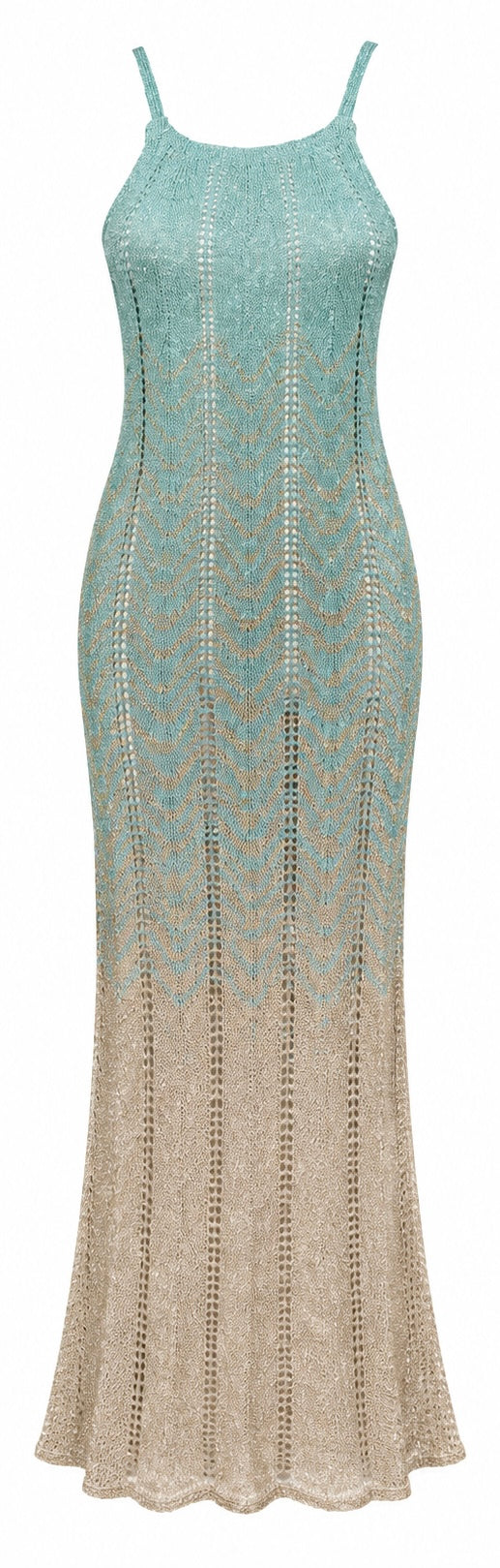 Ios Knit Dress Turquoise