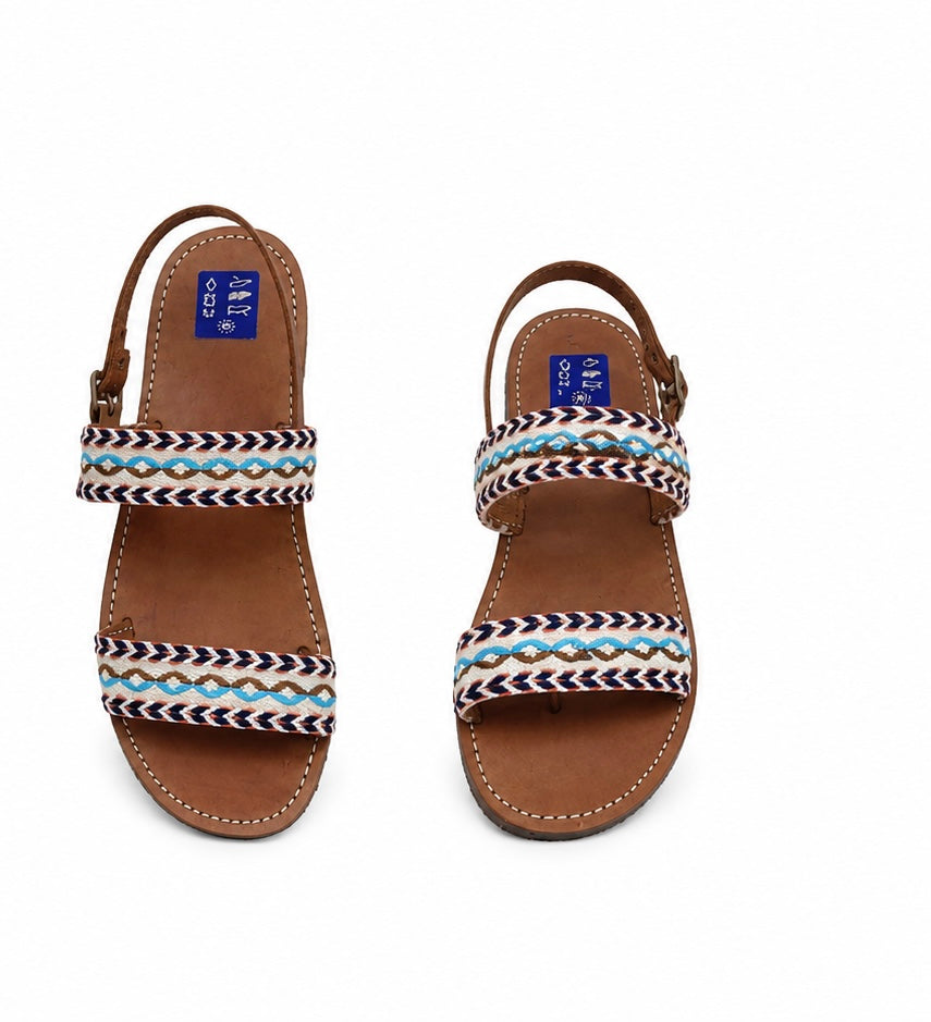 Kids sandals - Blue Grecian