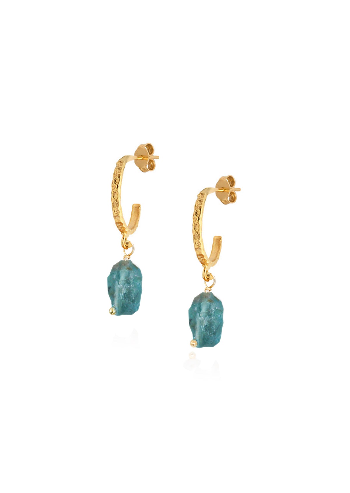 Fystiki Hammered Hoops — Hermina Athens