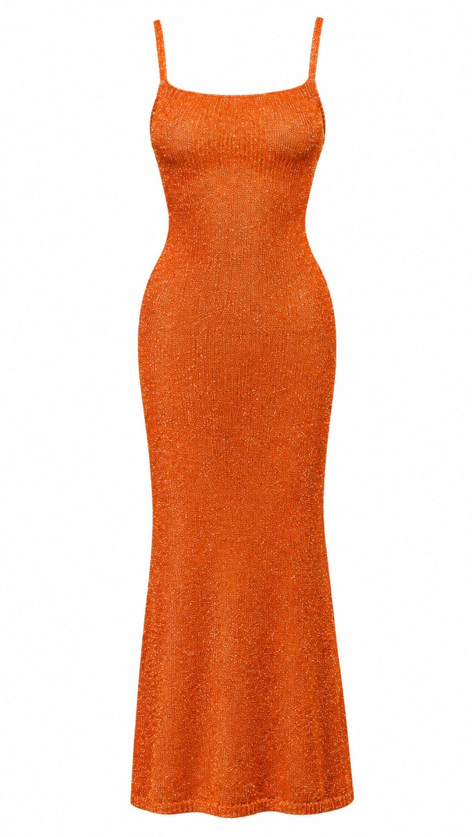 Corfu Bronze Knit Dress
