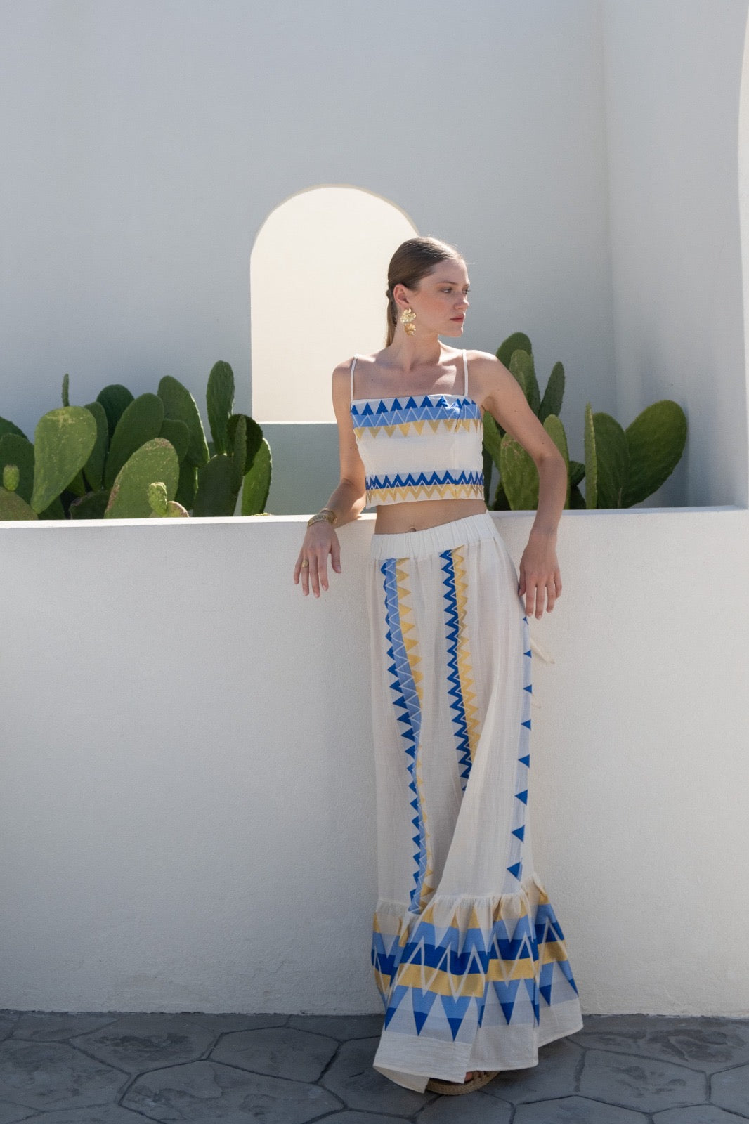 Goldblue Off White Set Skirt — Mystery Resort