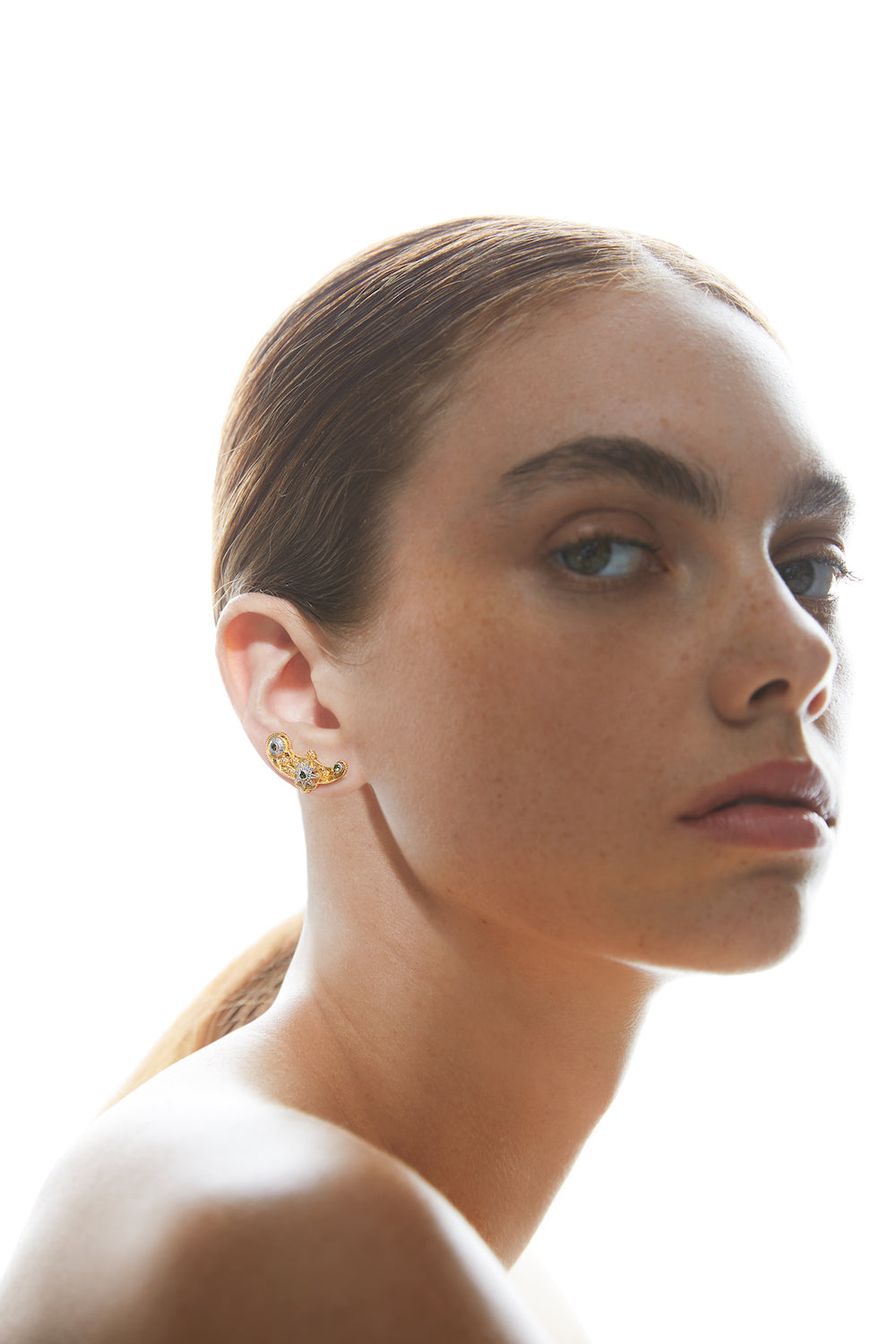 Dione Gold Earrings — Aenalia