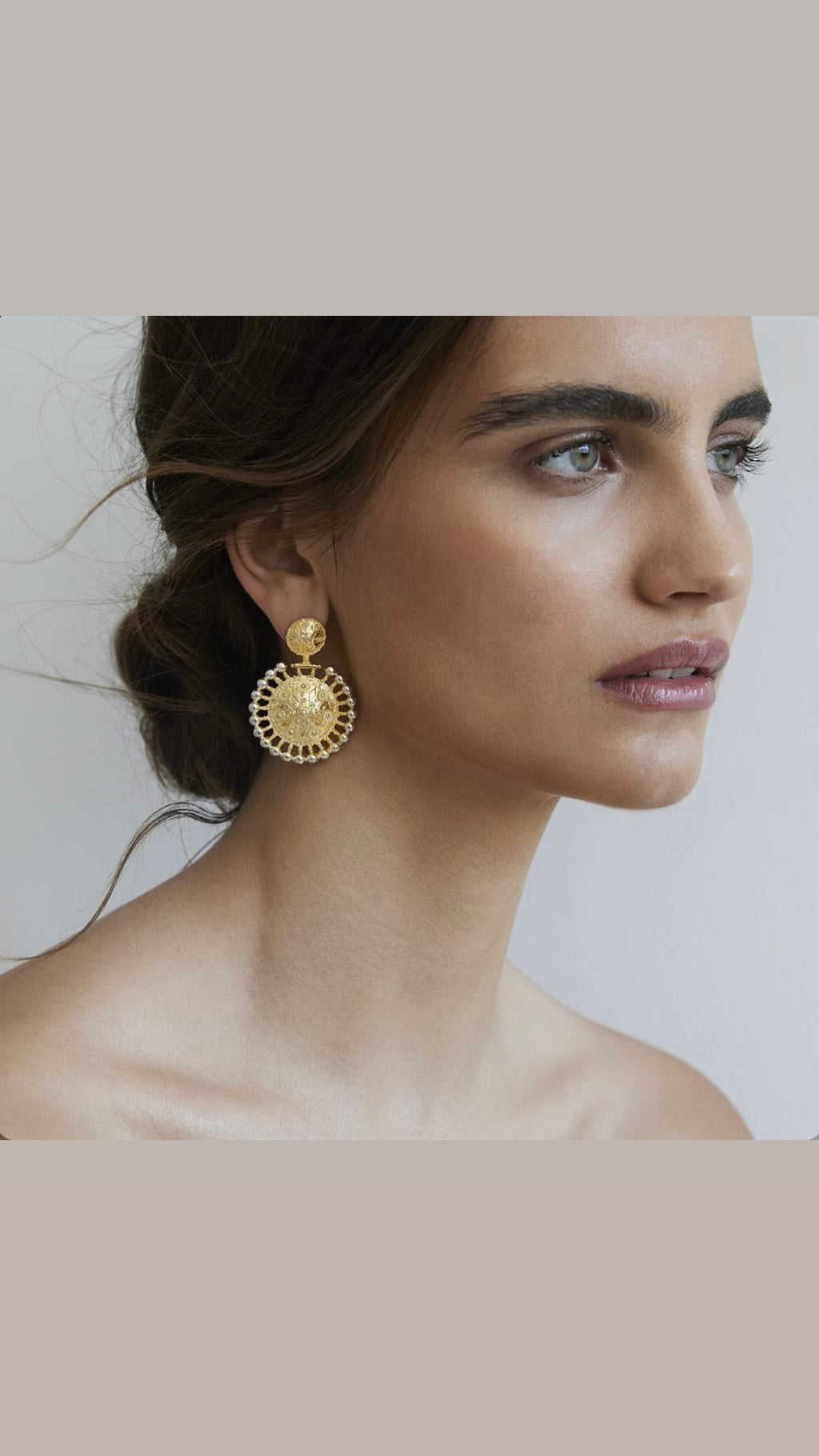 Kallisti Gold Earrings — Aenalia