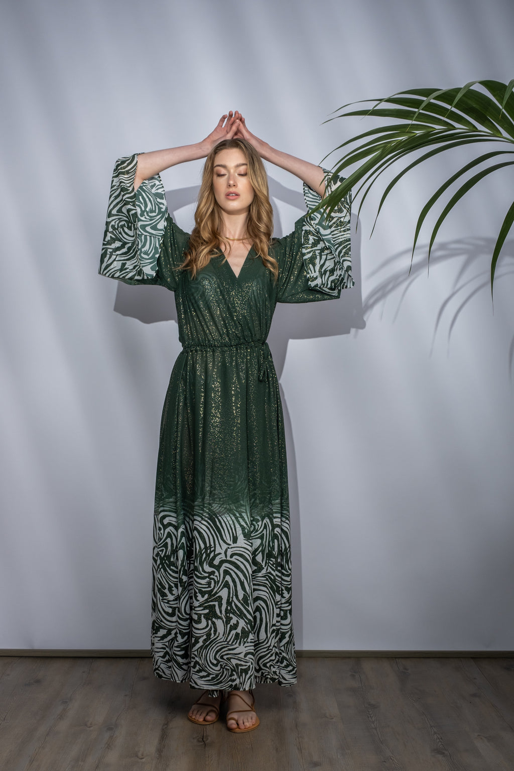 Alisahna Zebra blend Mimosa Kimono front (1).jpg