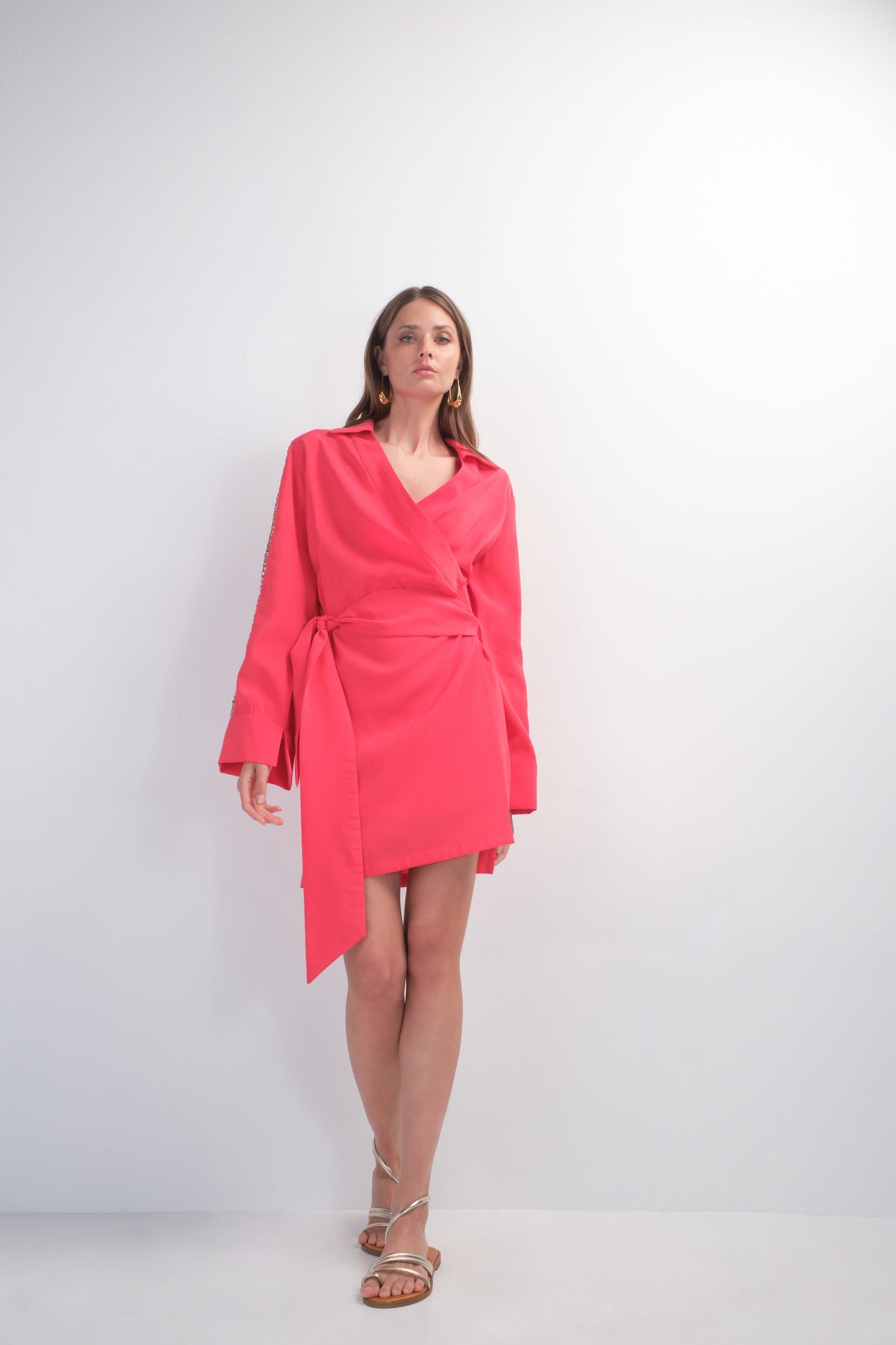 Alisahne Allegra Shirt Dress flirty red front.jpg