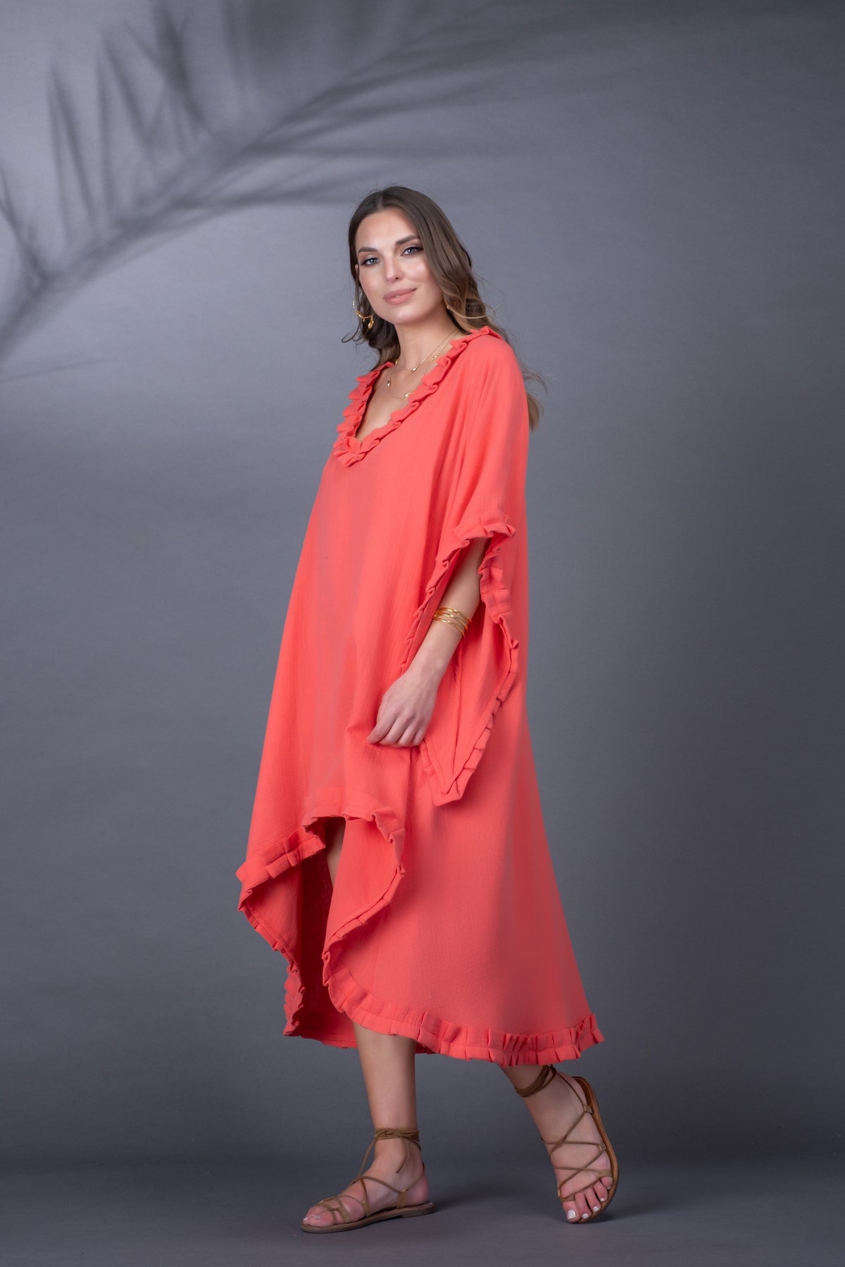 Alisahne Carla dress fiery red front side.jpg