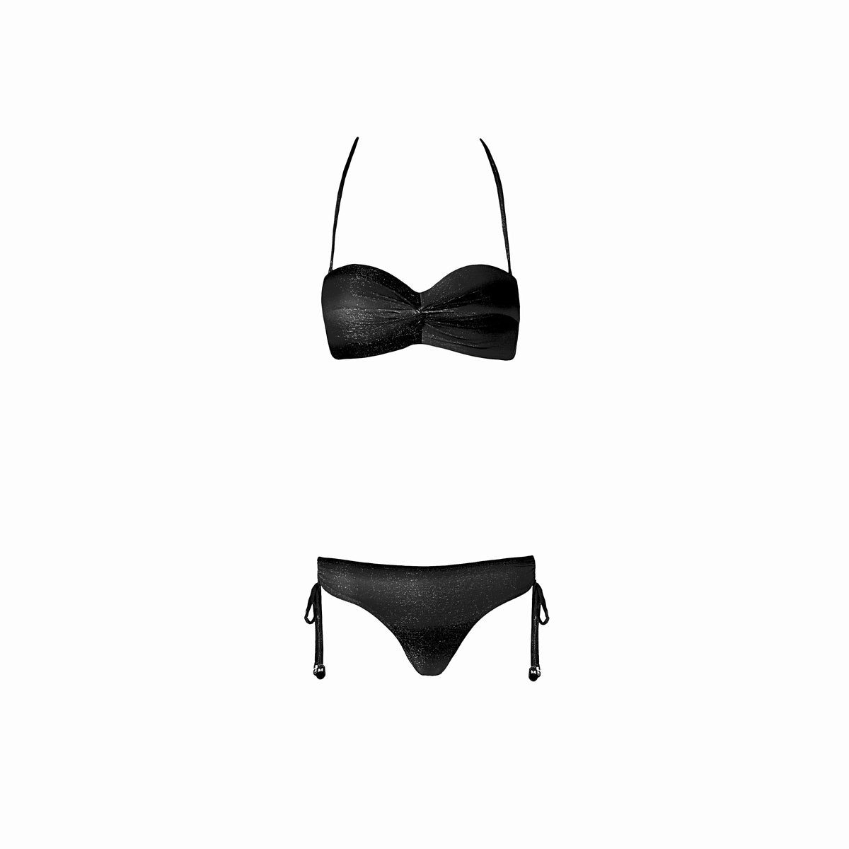Alisahne Lana Bikini Strapless Black front.jpg.jpg