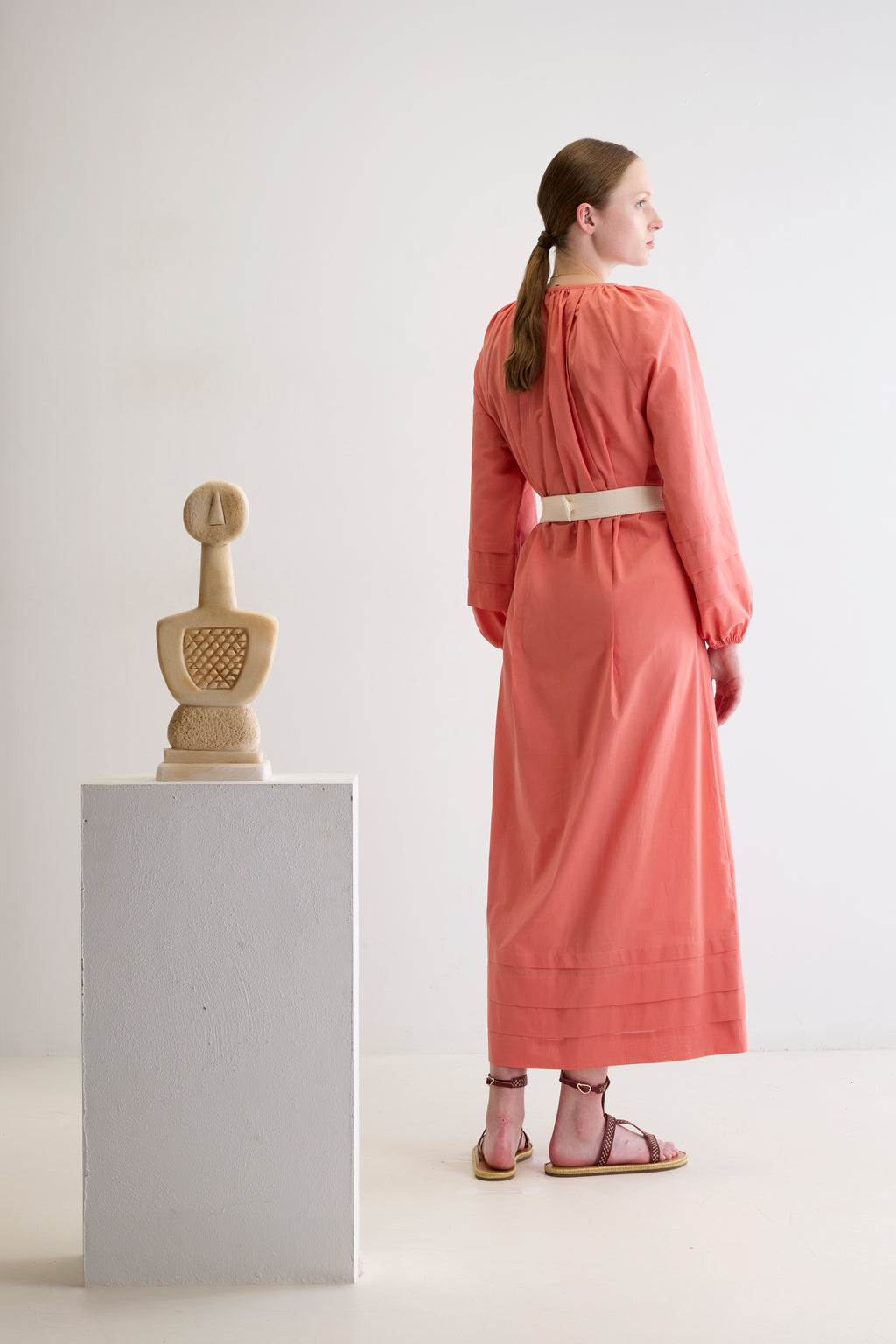 Ancient Kallos SHELL LONG KAFTAN COTTON back.jpg