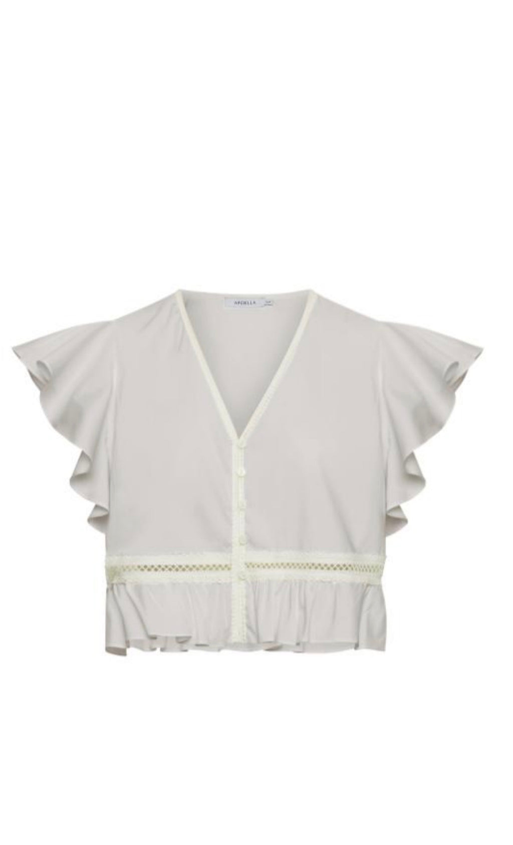 Apoella ANYA RUFFLE CROP SHIRT WHITE ghost.jpg