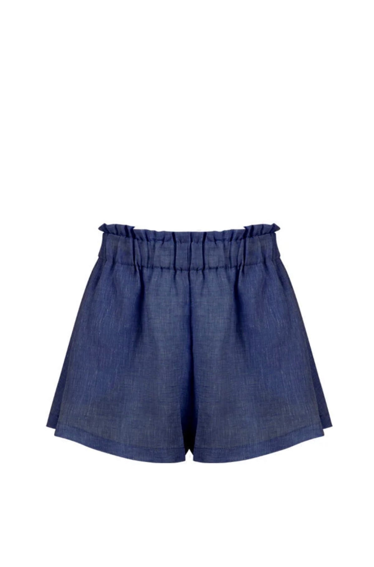 Apoella DIONE LINEN SHORTS DENIM ghost front.jpg