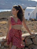 Jane Skirt Red Bandana — Emmanuella Swimwear