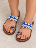 Kids Sandals - Blue Evil Eye