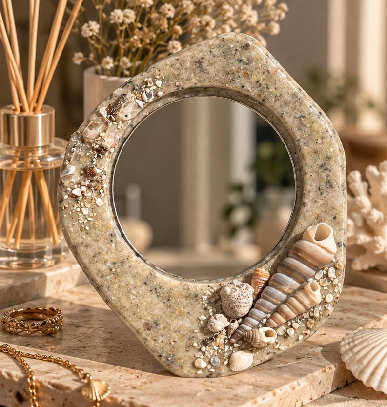 Shell Resin Mirror