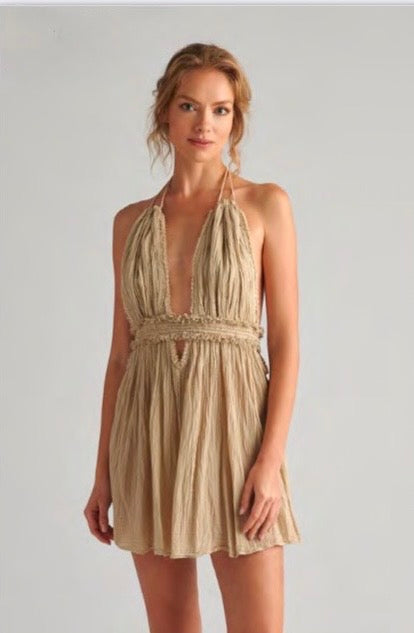 Dartemid Calypso mini dress sand front.jpg