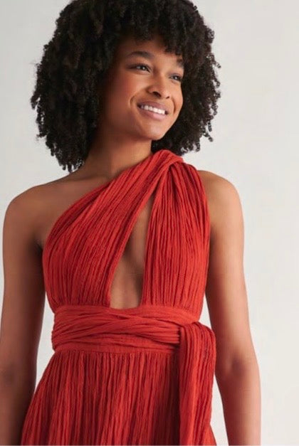 Dartemide Chimera dress papaya front close.jpg