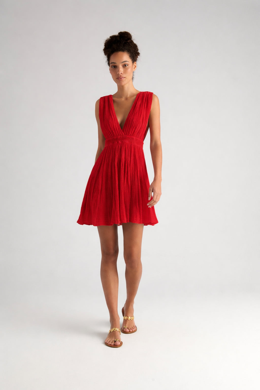 Dartemide Hera mini dress papaya front.jpg