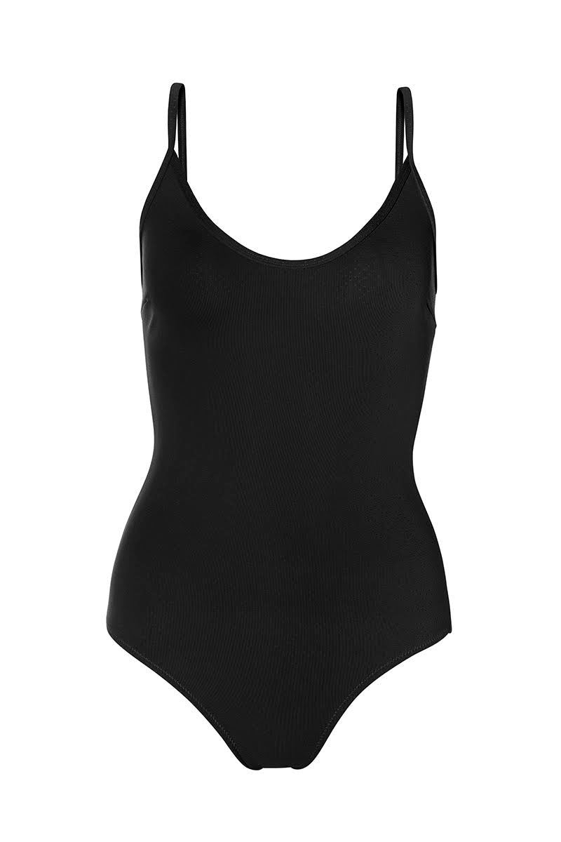 Amelie Black Onepiece — Maan Island