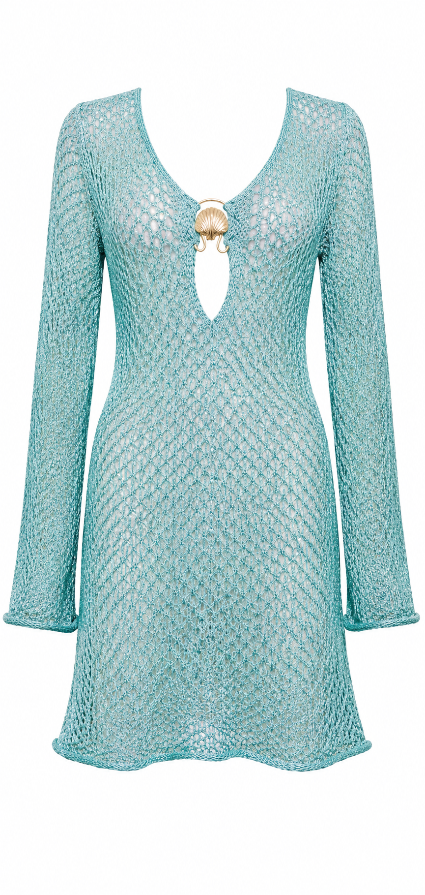Santorini Turquoise knit dress