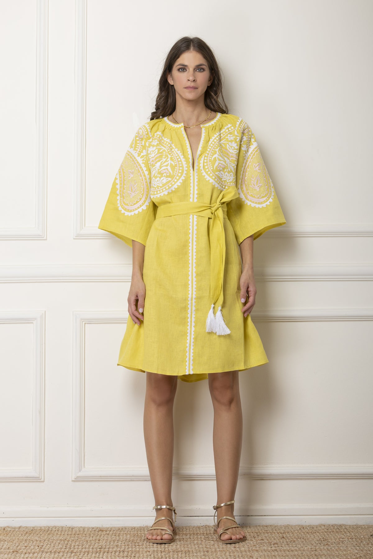 Etoile Areti short dress yellow.jpg