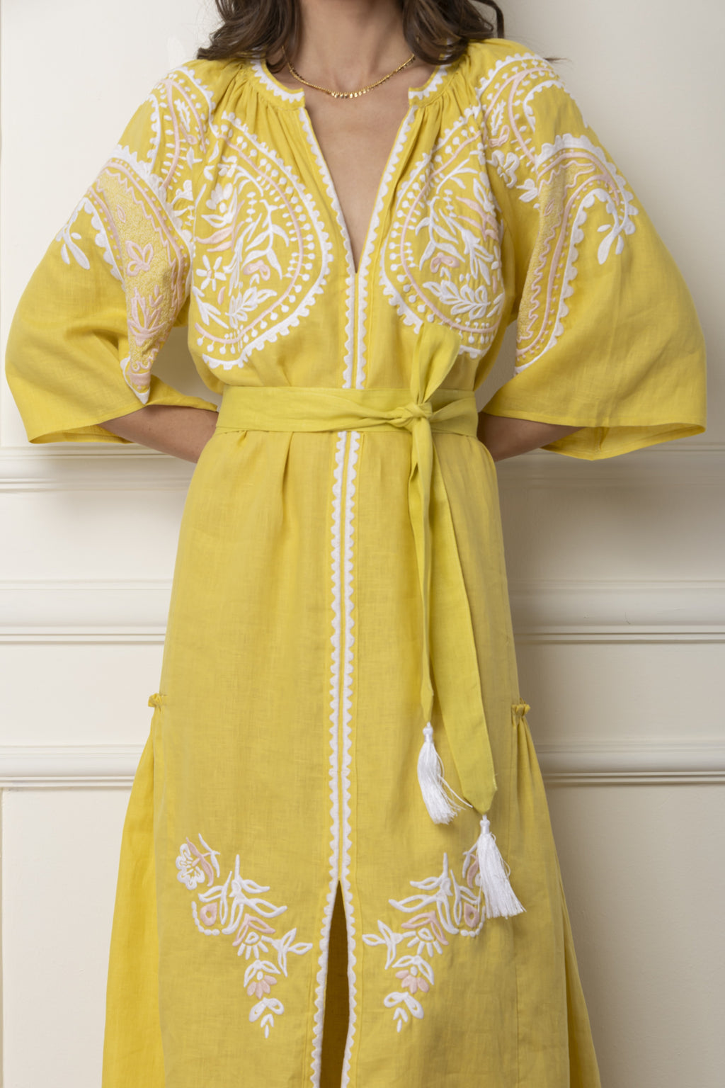 Etoile areti maxi yellow dress 4.jpg