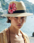 Hibiscus Straw Hat