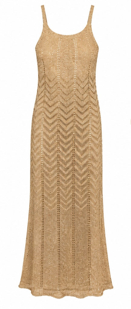 Ios Knit Dress Gold
