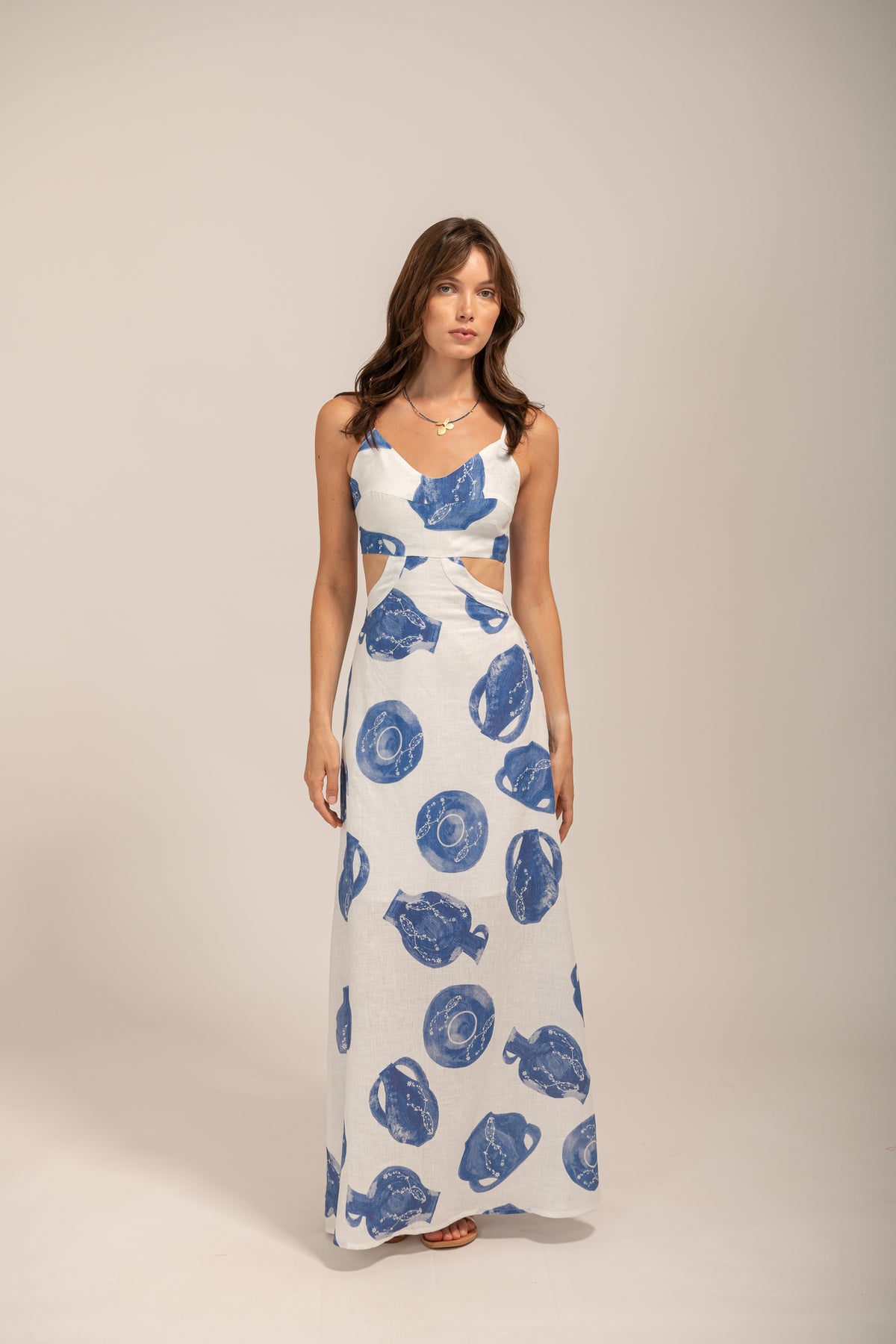 Galeria Cretan pots Lily long dress front.jpg