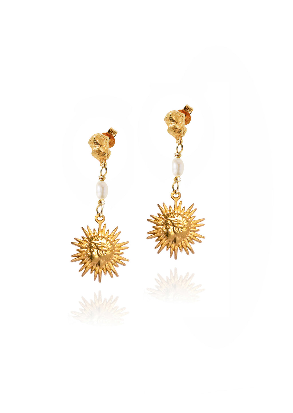Hermina SUN NUGGET PEARL EARRINGS ghost.JPG