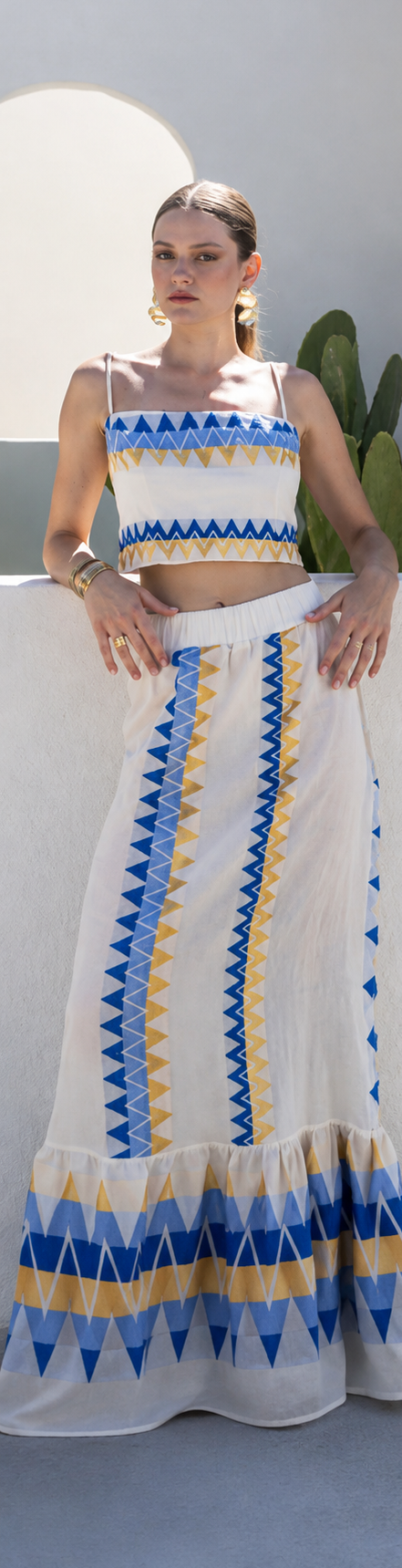 Goldblue Off White Set Skirt — Mystery Resort