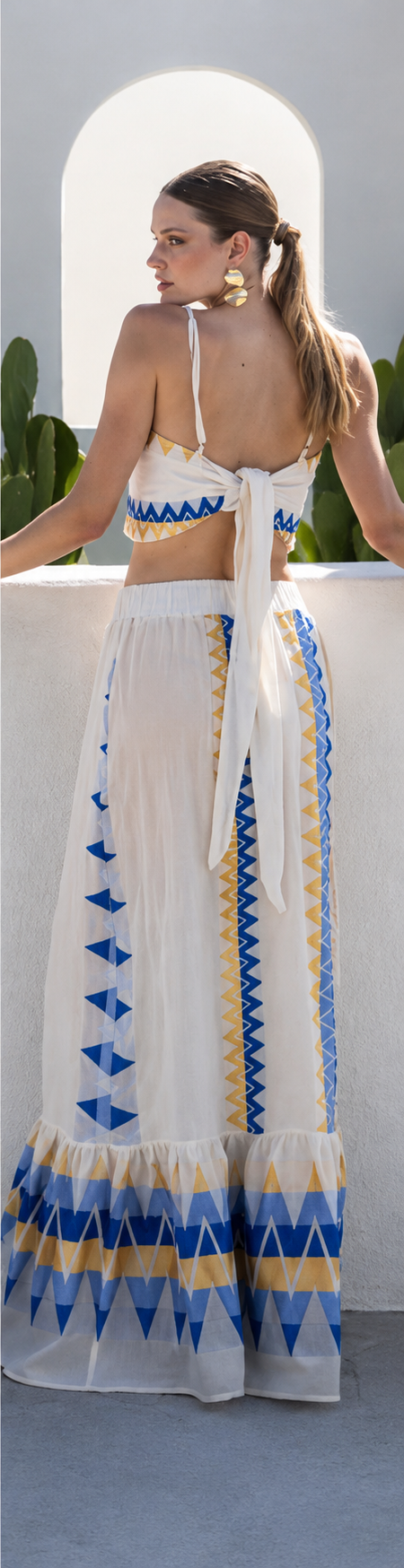 Goldblue Off White Set Skirt — Mystery Resort