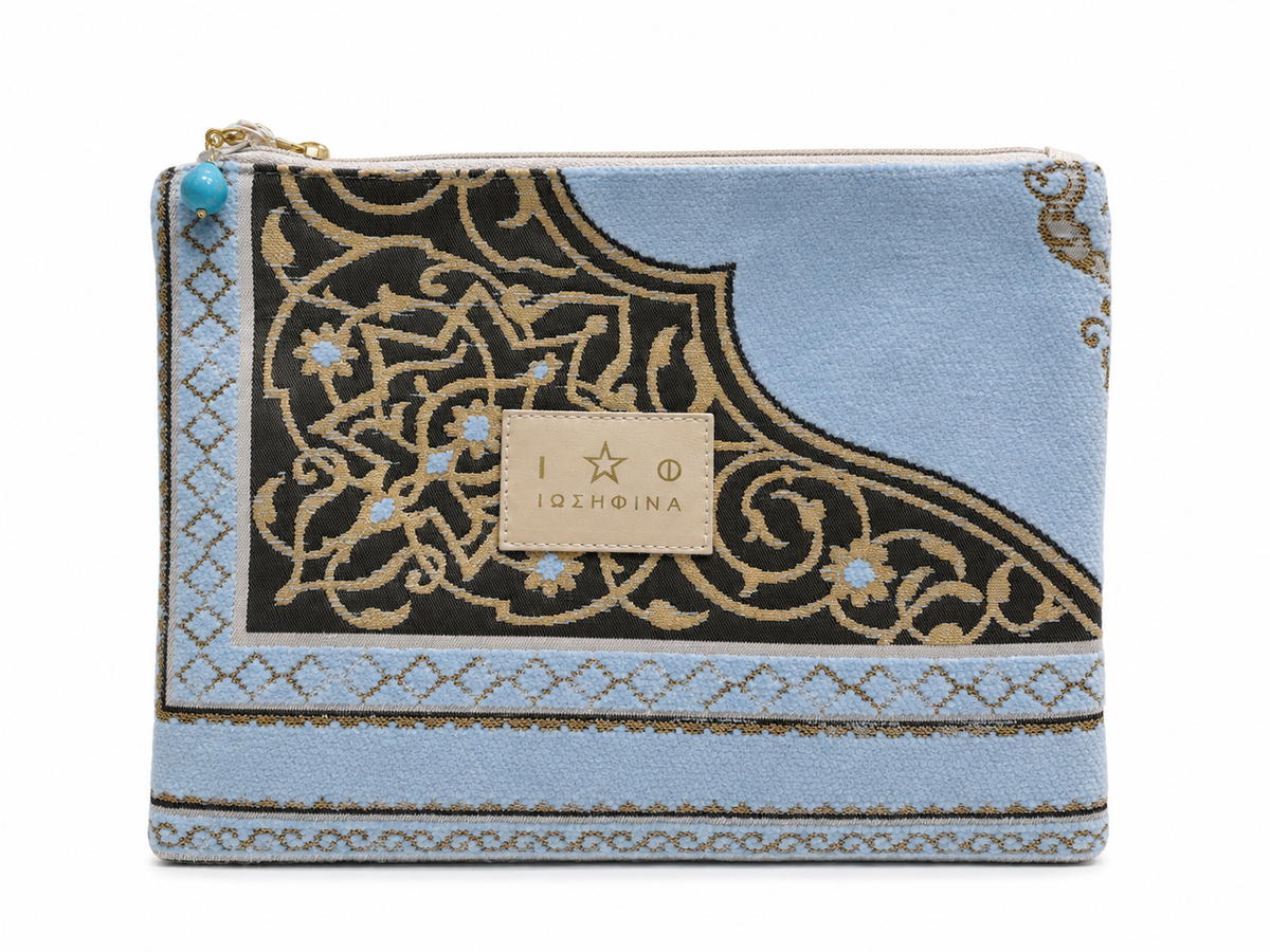 Zipper Clutch Large — Iosifina Stars