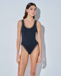 Lida Crocheted lace bodysuit, Black front.jpg