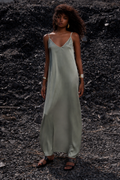 Maradoro khaki satin maxi dress.PNG