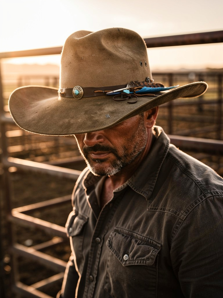 Mother Hats Austin Felt Brown Cowboy Hat.png