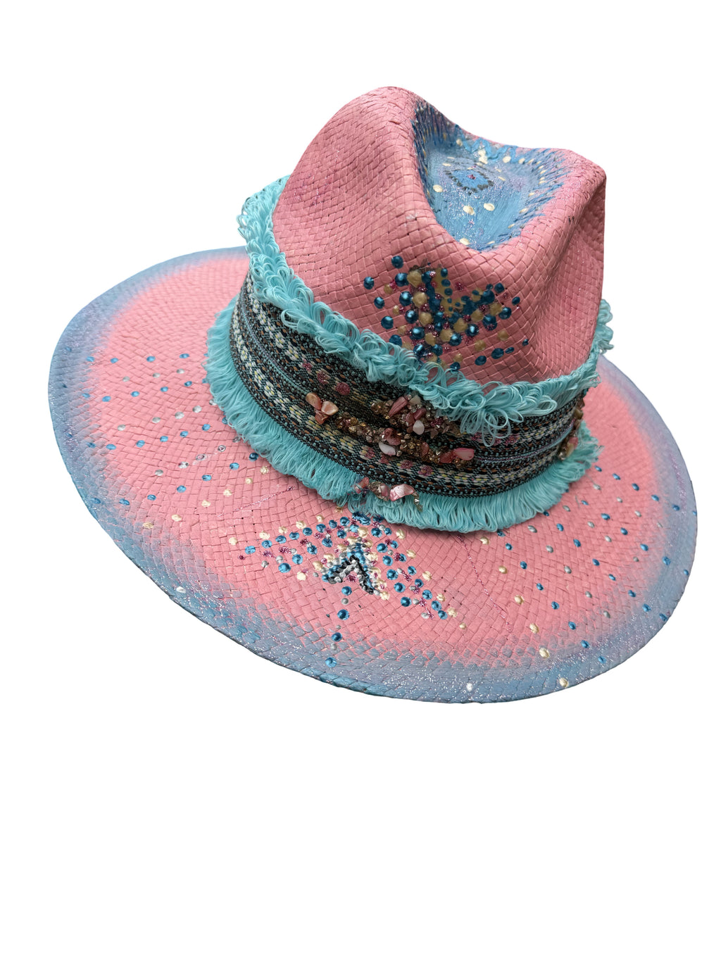 Mother Hats Bubblegum pink turquoise hat (2).png