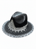 Mother hats-8 starry night Black hat with silver sequins.PNG